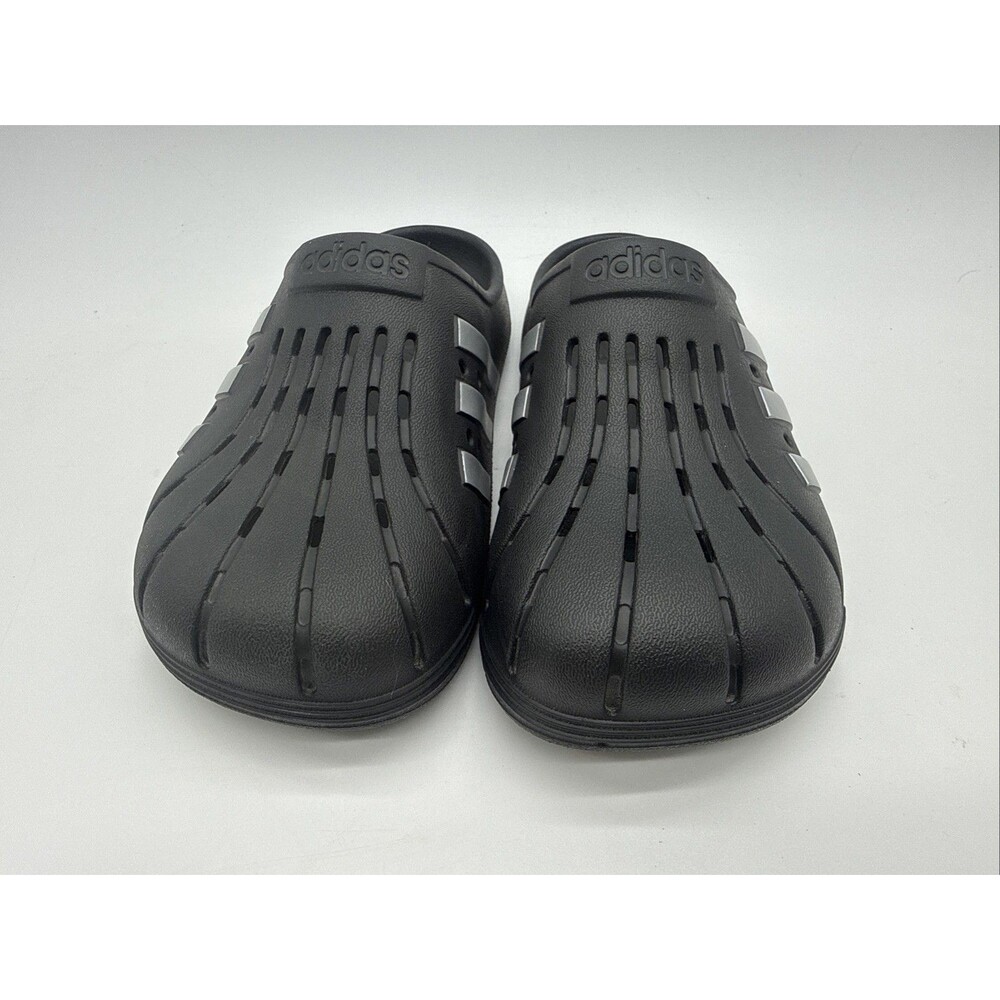 Adidas Adilette GZ5886  Unisex Black Round Toe Slip-On Clogs Size 5M, 6W - Picture 6 of 13